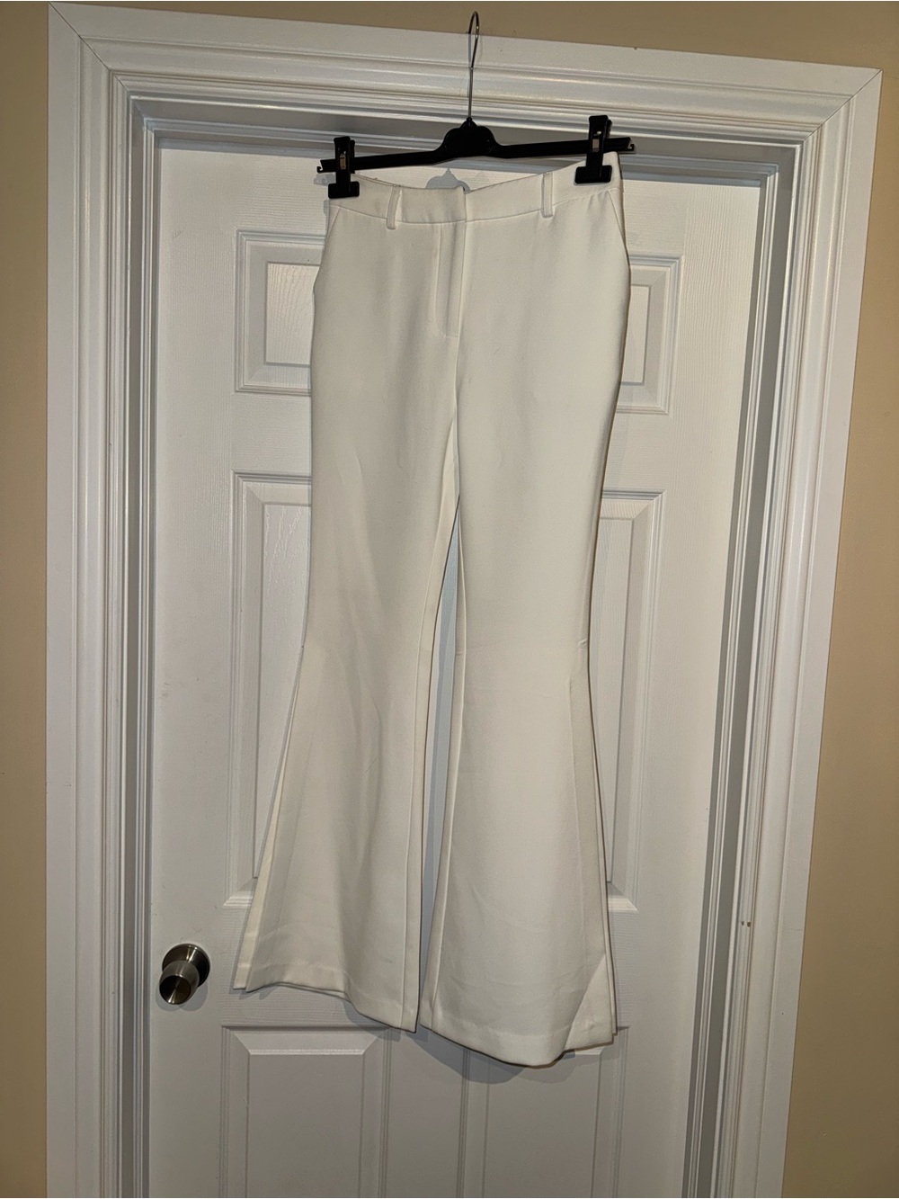 Catchall Cropped Embellished Blazer & High-Waist Wide-Leg Pants Set - White - Picture 13 of 14